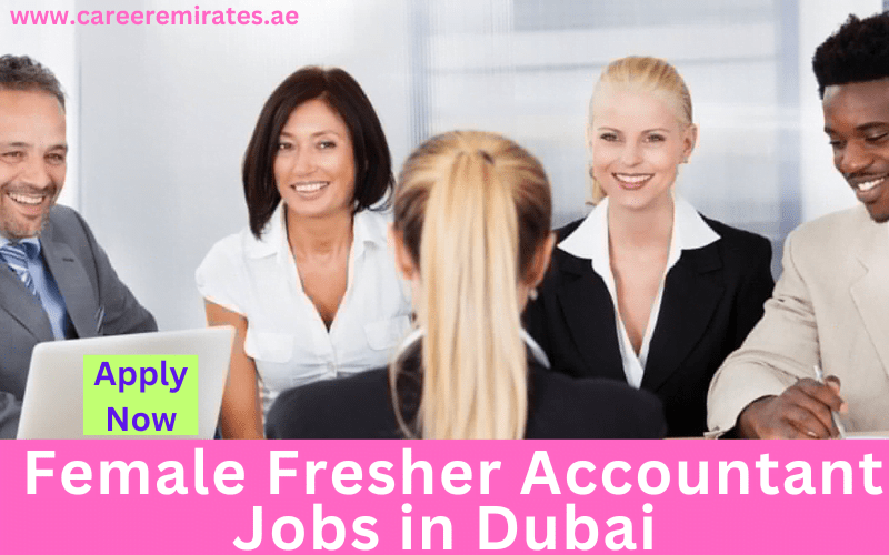 Female Fresher Accountant Jobs in Dubai